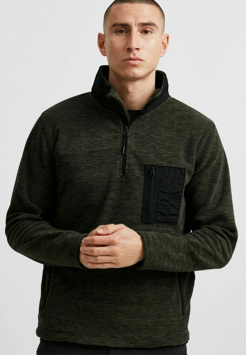 

Свитер флисовый IDWIMORT INDICODE JEANS, цвет army