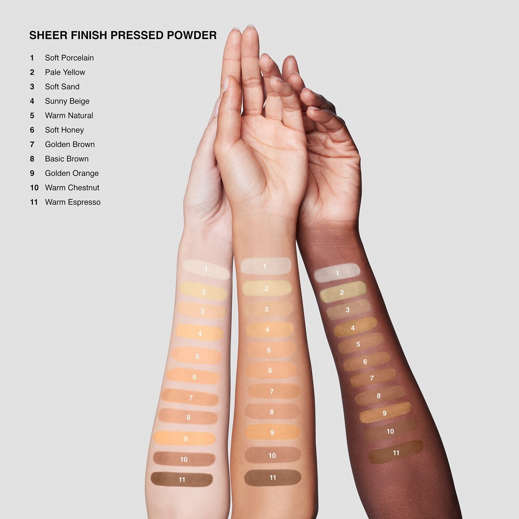 Пудра для лица sheer finish pressed powder Bobbi Brown, warm chestnut, вес 9 гр. — фото 4