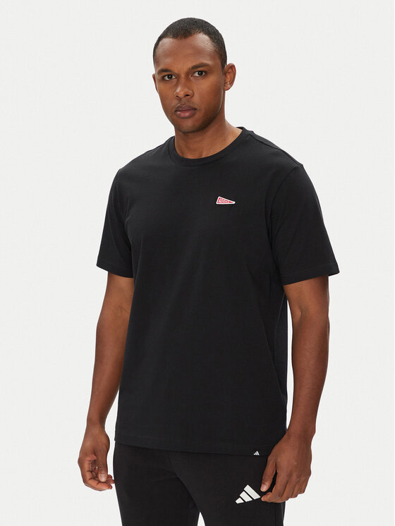 

Футболка обычного кроя Pennant Trim Graphic JL9228 Adidas, черный