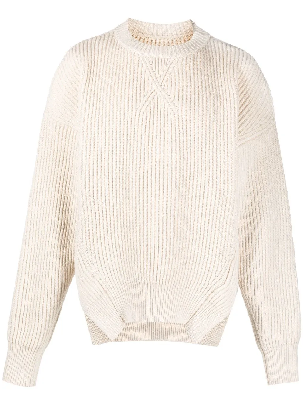 

Джемпер в рубчик JIL SANDER, нейтральный