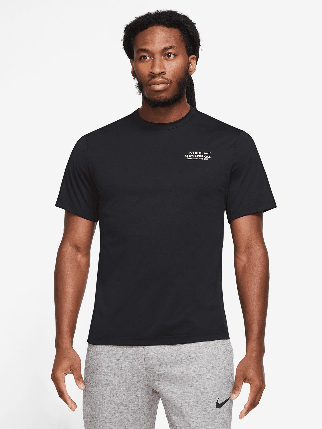 

Футболка Nike M NK DF UV HYVERSE SS MOVING, черный