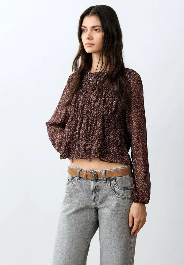 Подростковая блузка Mango Kids, Brown