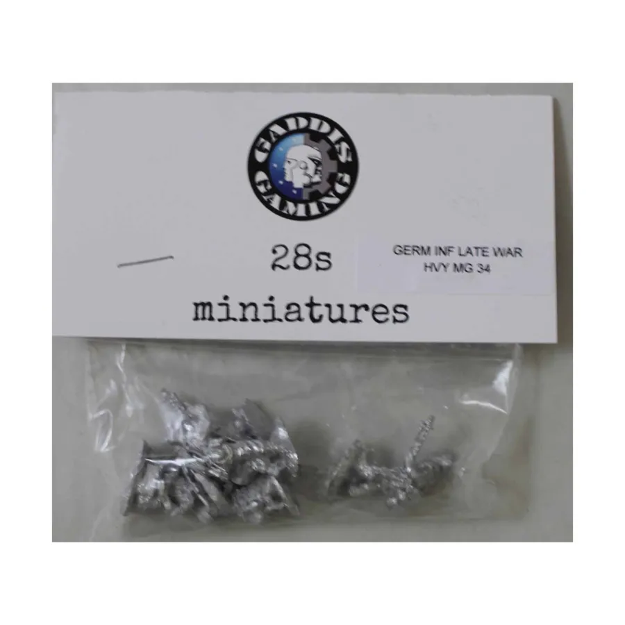 

GLW Heavy MG 34 и экипаж, WWII Miniatures - Germany - Late War - Infantry (28mm)