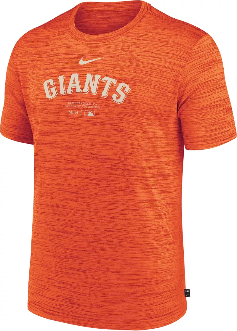 

Мужская футболка Nike San Francisco Giants Orange Authentic Collection Velocity