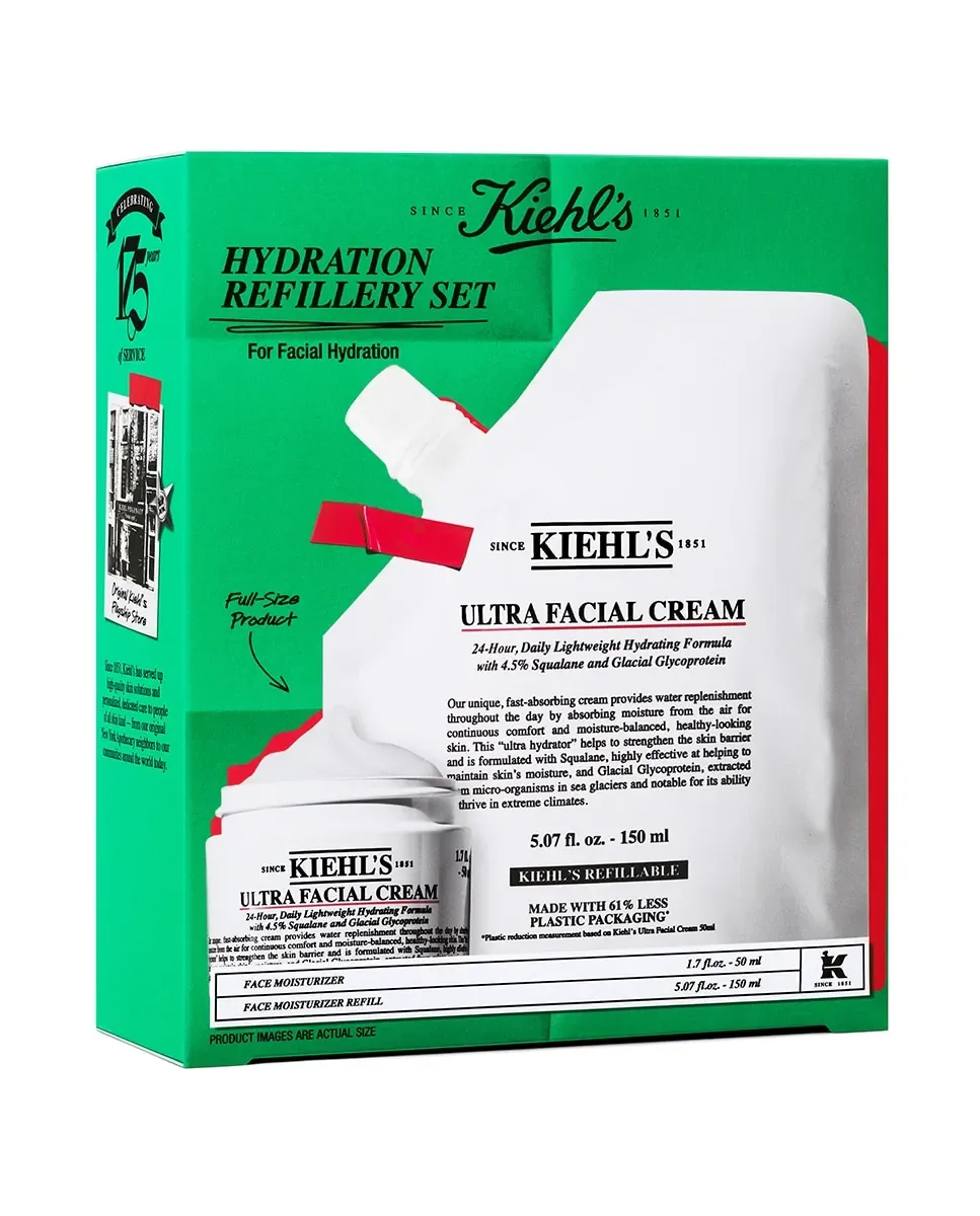 Подарочный набор Hydration Refillery Ultra Facial Cream Kiehl'S
