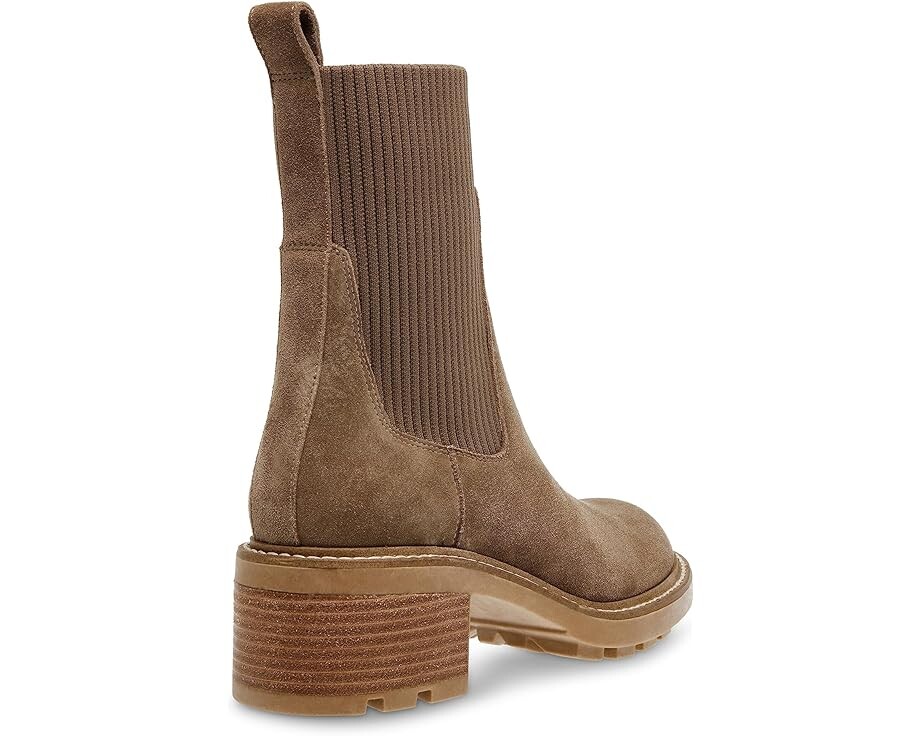 Ботинки женские Steve Madden Kiley на каблуке и с эластичными вставками, коричневый — фото 4