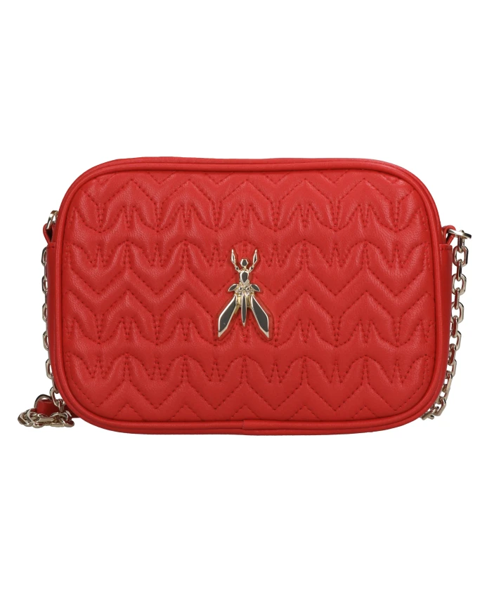 

Кожаная сумка через плечо Patrizia Pepe, красный