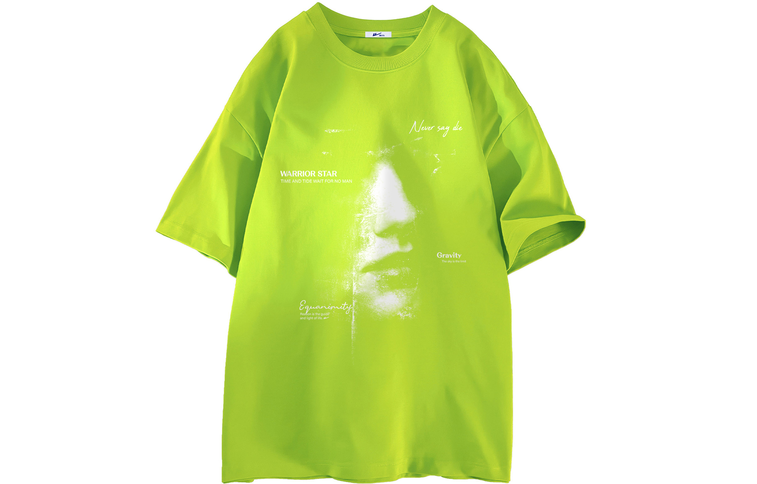 

Футболка Unisex Huichao Cloud Canvas Collection WARRIOR, neon зеленый