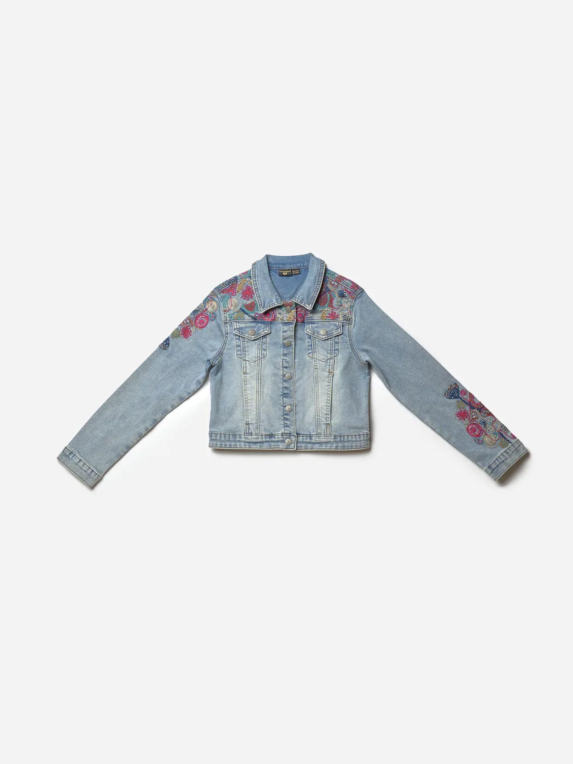 Куртка межсезонья Koroshi, Navy/Blue Denim — фото 2