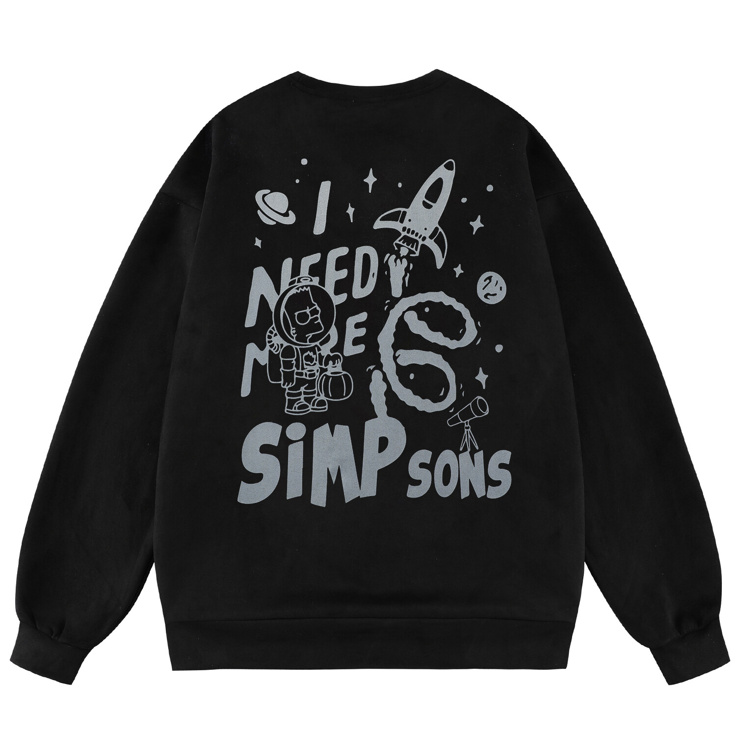 

The Simpsons Толстовка унисекс «Симпсоны», Темно-серый