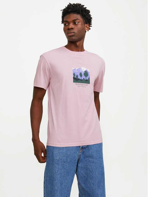 

Футболка свободного кроя Jack&Jones, фиолетовый