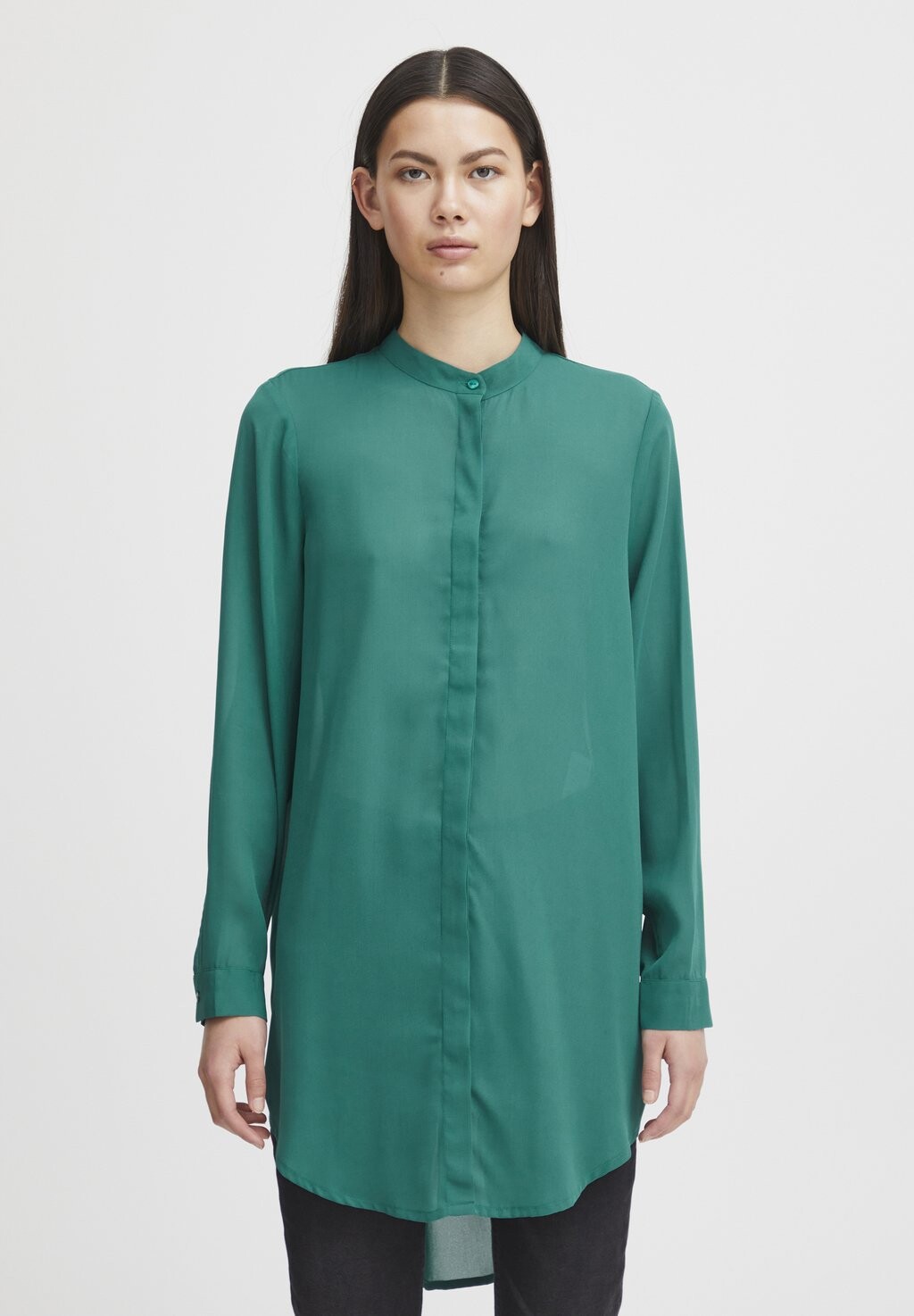 

Рубашка ICHI IHCELLANI LONG SH2, цвет cadmium green, Зеленый, Рубашка ICHI IHCELLANI LONG SH2, цвет cadmium green