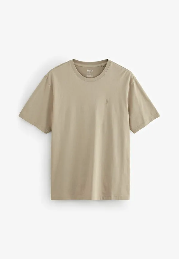 Комплект из 4 обычных базовых футболок Next, Blue Green Neutral Brown — фото 4