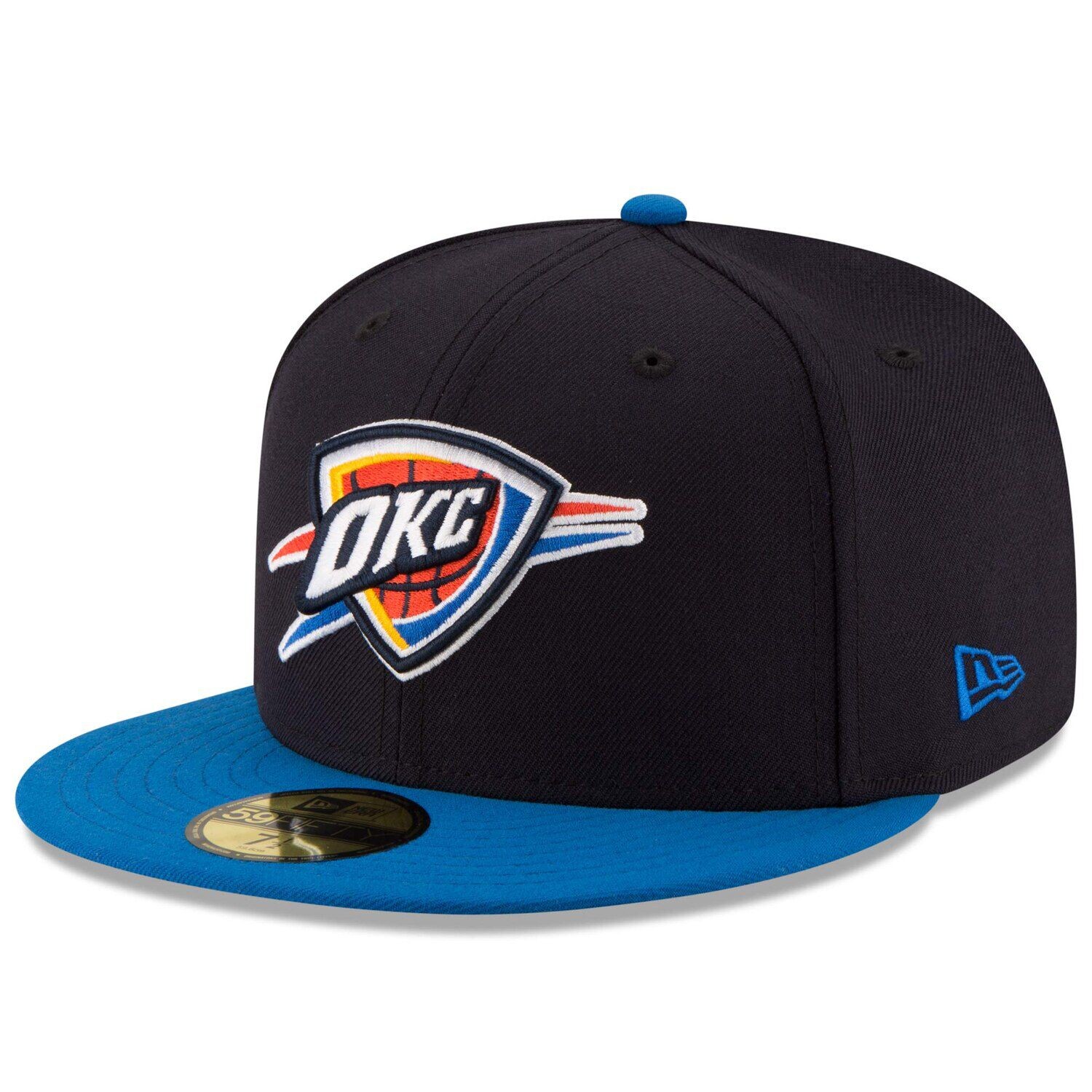 

Мужская шляпа New Era Black/Royal Oklahoma City Thunder Official Team Color 2Tone 59FIFTY