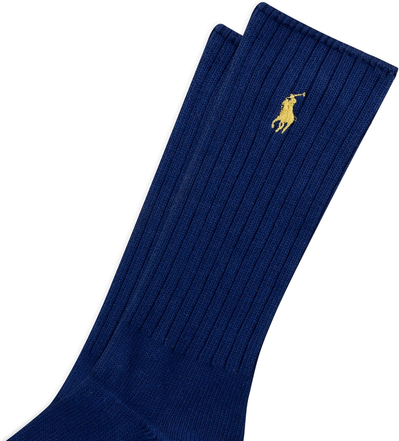 POLO RALPH LAUREN мужские хлопковые ребристые носки, Blue — фото 2