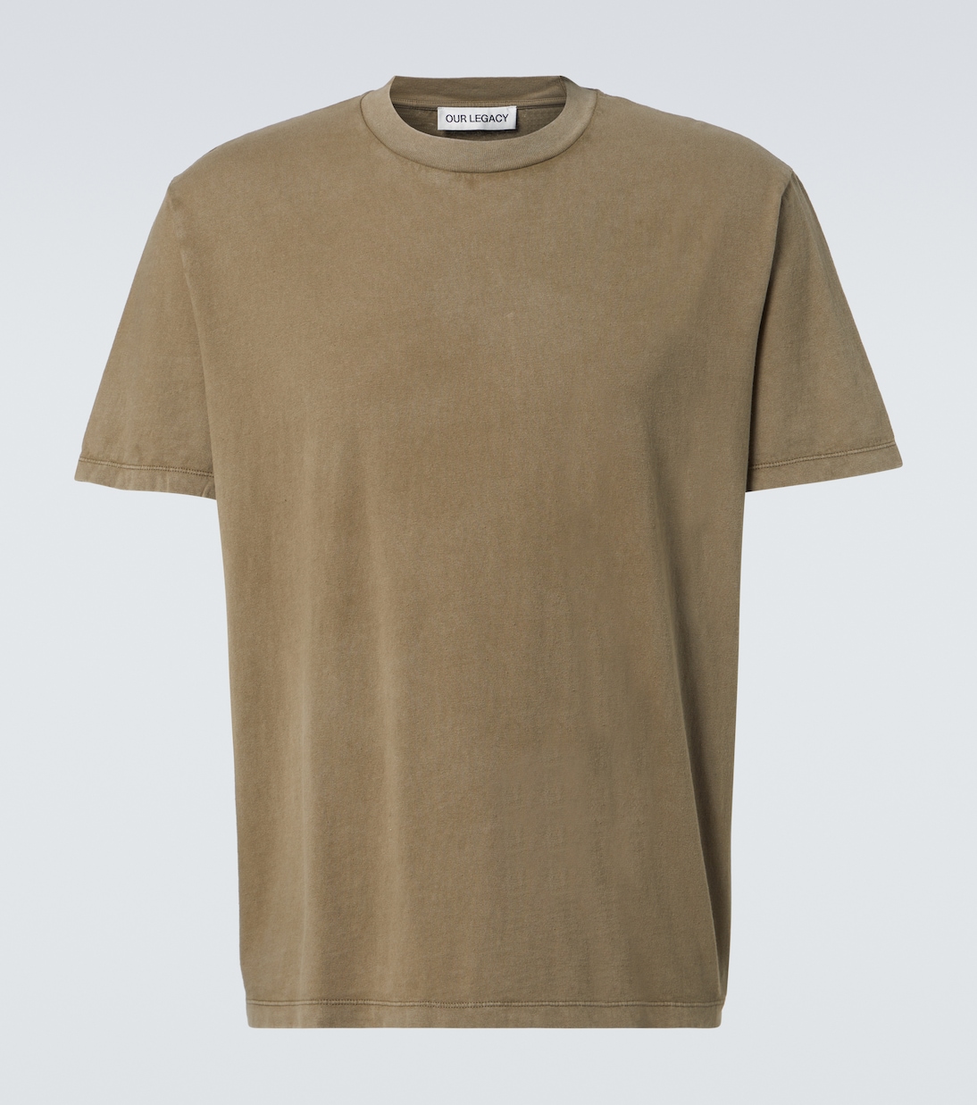 

Бокс хлопковая футболка джерси Our Legacy, Cavalry Olive Legacy Jersey