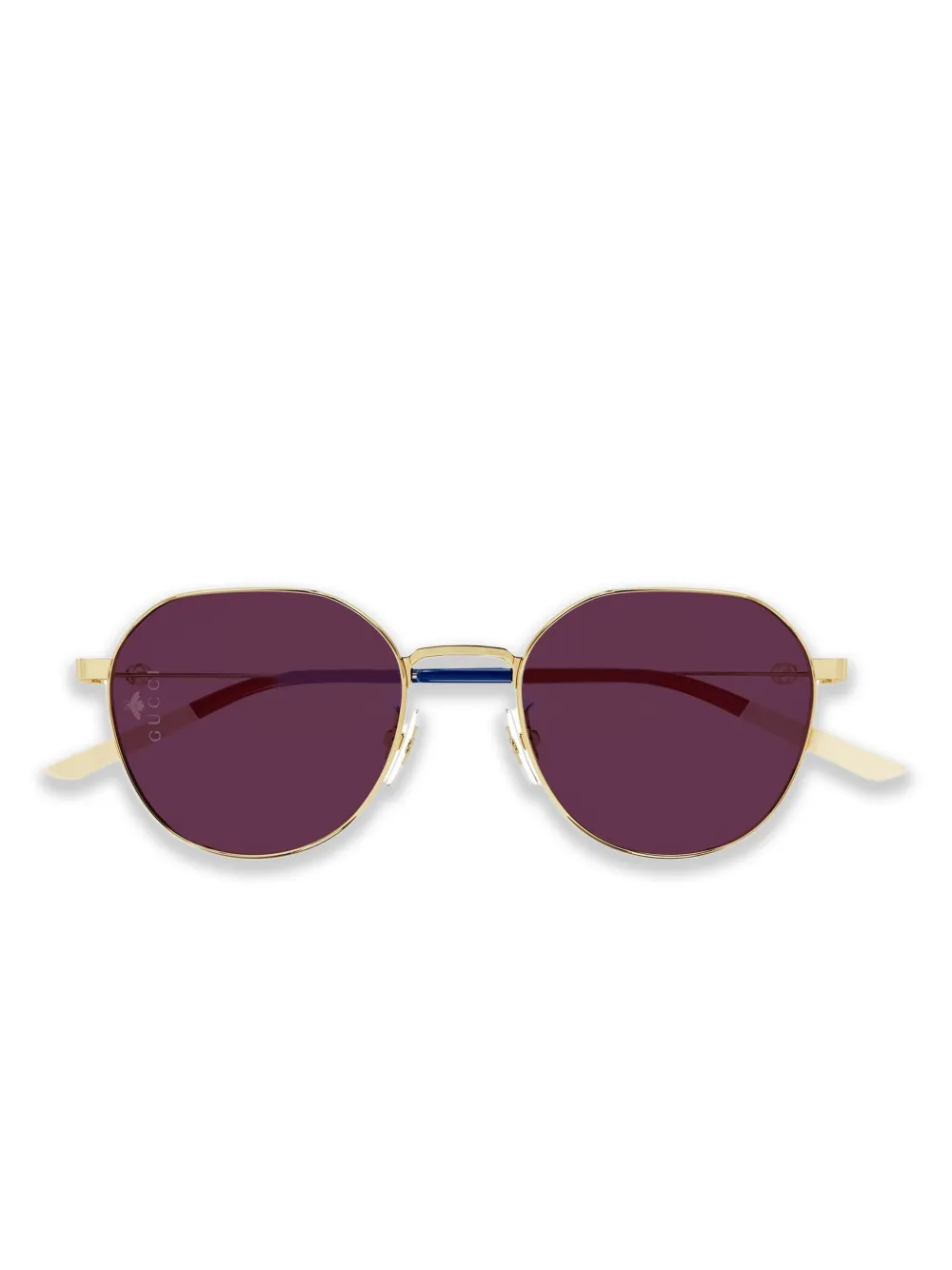 

Солнцезащитные очки в круглой оправе Gucci Eyewear, золотой
