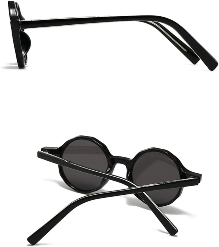 

Ретро круглые солнцезащитные очки для женщин, модные градиентные очки с защитой от УФ-излучения для мужчин, трендовые панк-солнцезащитные очки TVTBBVV, C5 Green Gray