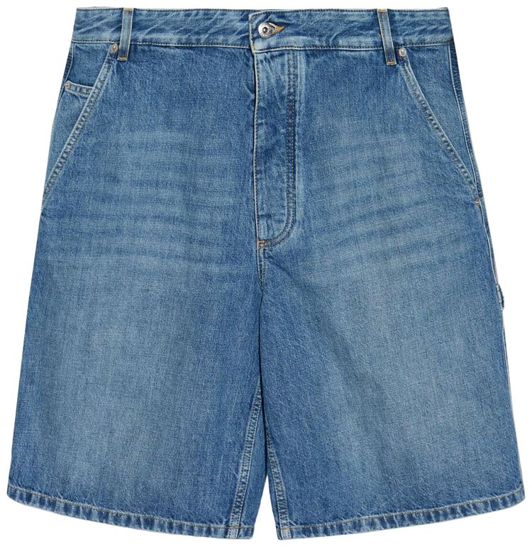 

Шорты Bottega Veneta New Eco Wash Shorts 'Mid Blue', синий