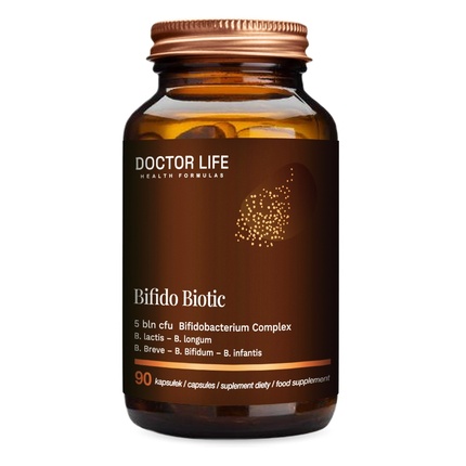 

Бифидо Биотик 5 Штаммов Бифидобактерий Пищевая Добавка 90 Капсул Doctor Life