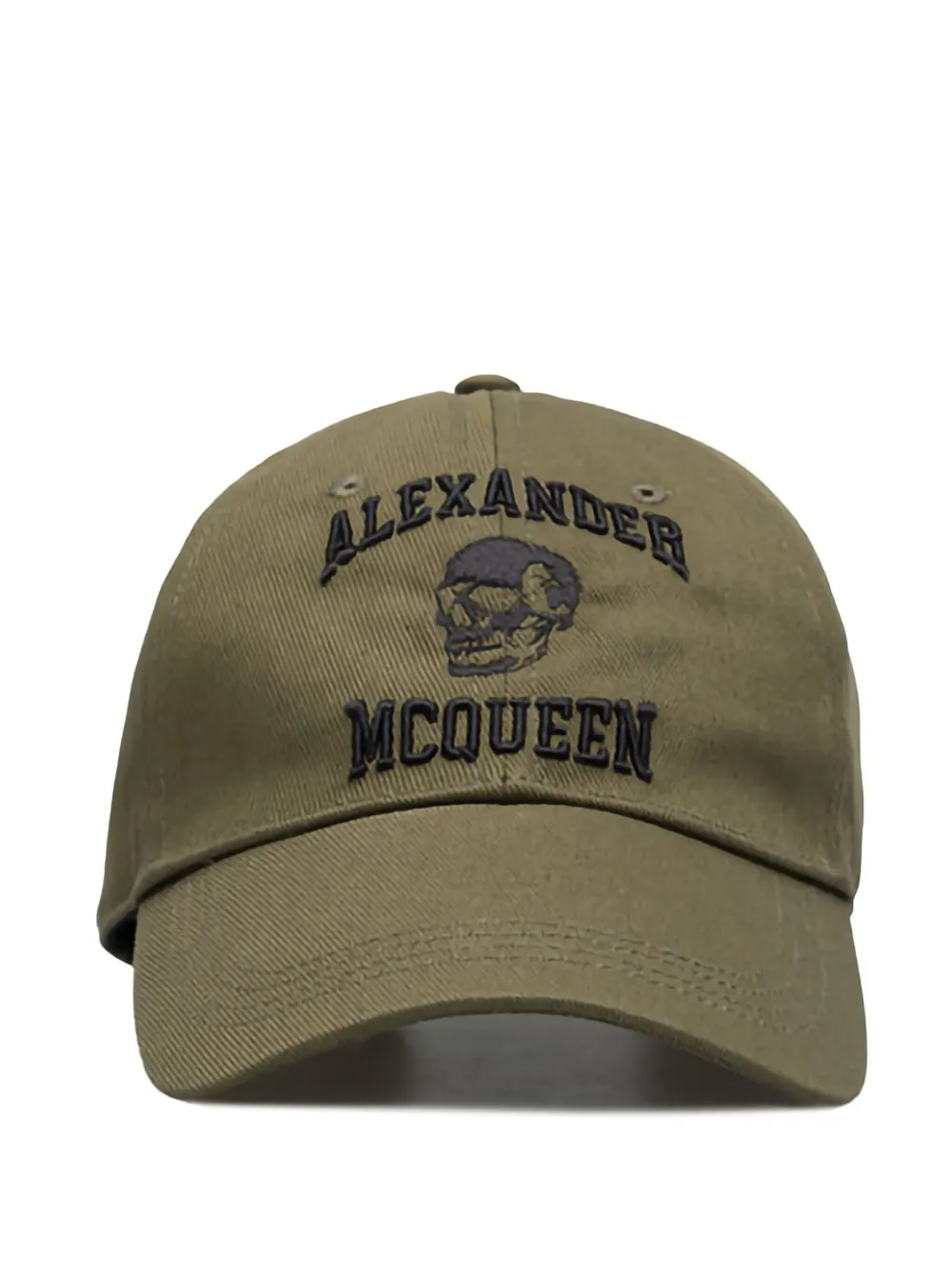 

Бейсболка с вышивкой Alexander McQueen, зеленый