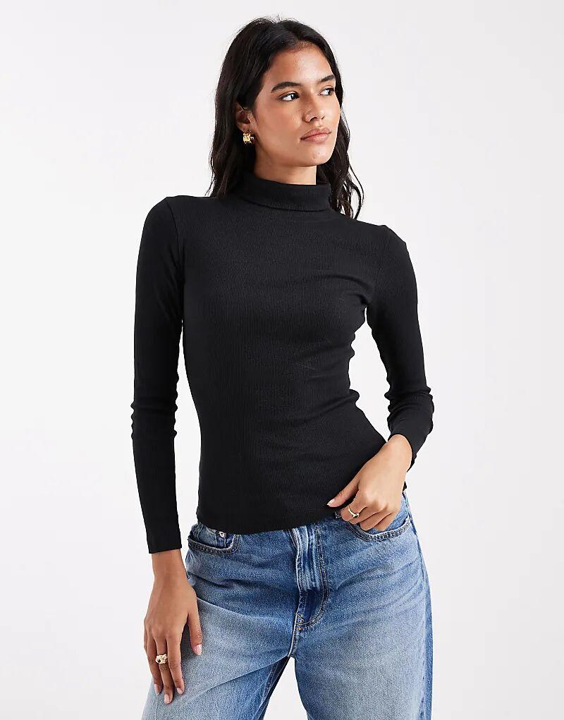 

Водолазка с длинными рукавами Brave Soul черного цвета