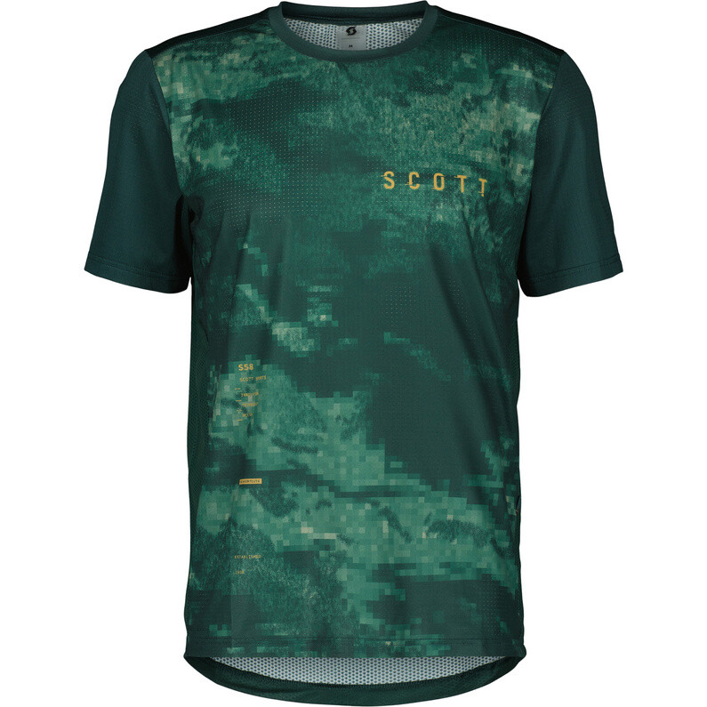 

Мужская футболка Trail Vertic Scott, зеленый