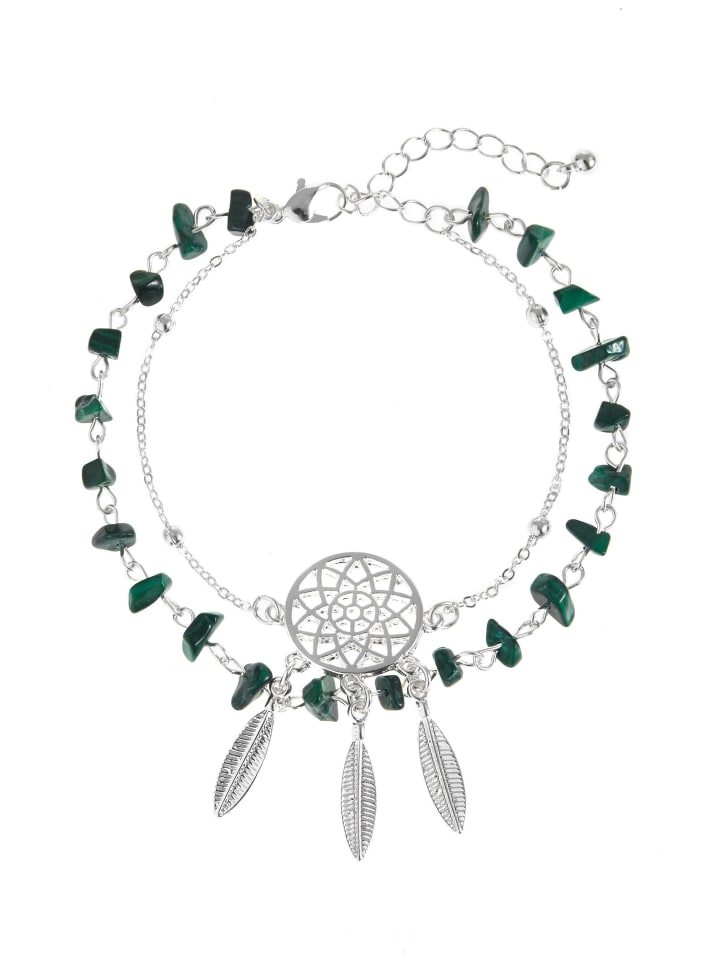 

LASCANA Браслет на лодыжку серебристого цвета