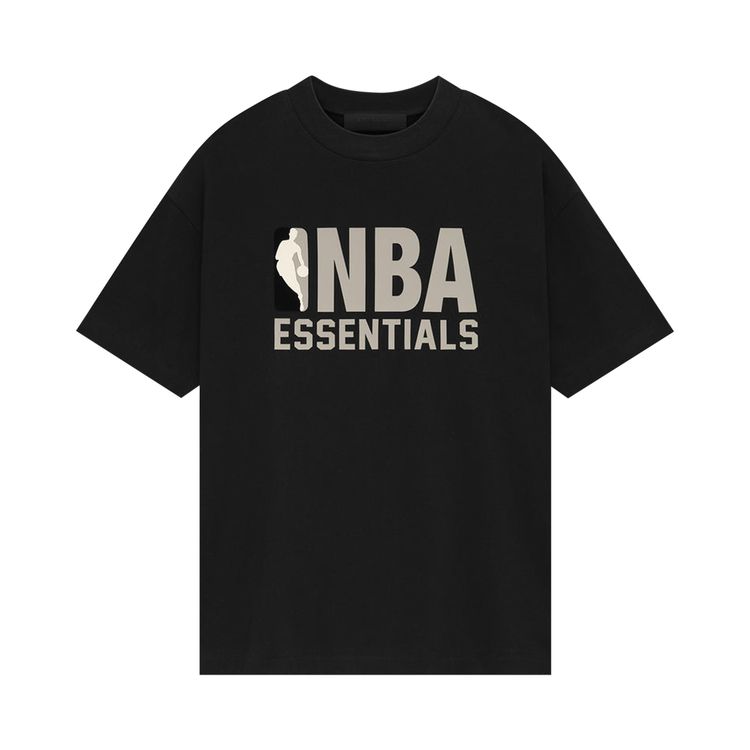 

Футболка Fear of God Essentials x NBA Tee 'Black', черный