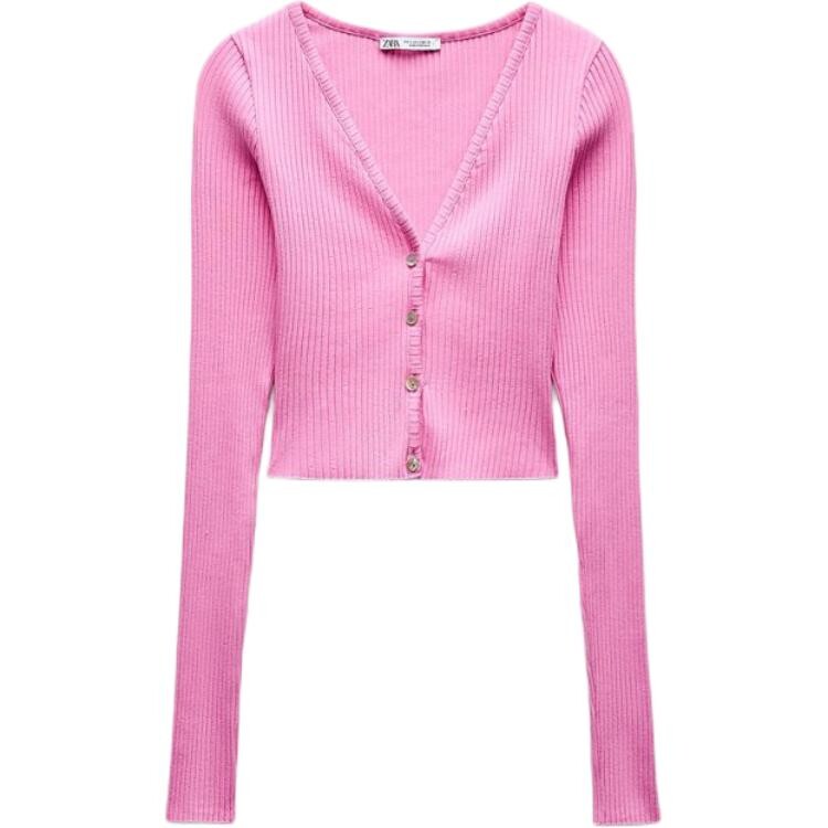 

Трикотаж женский розовый Zara