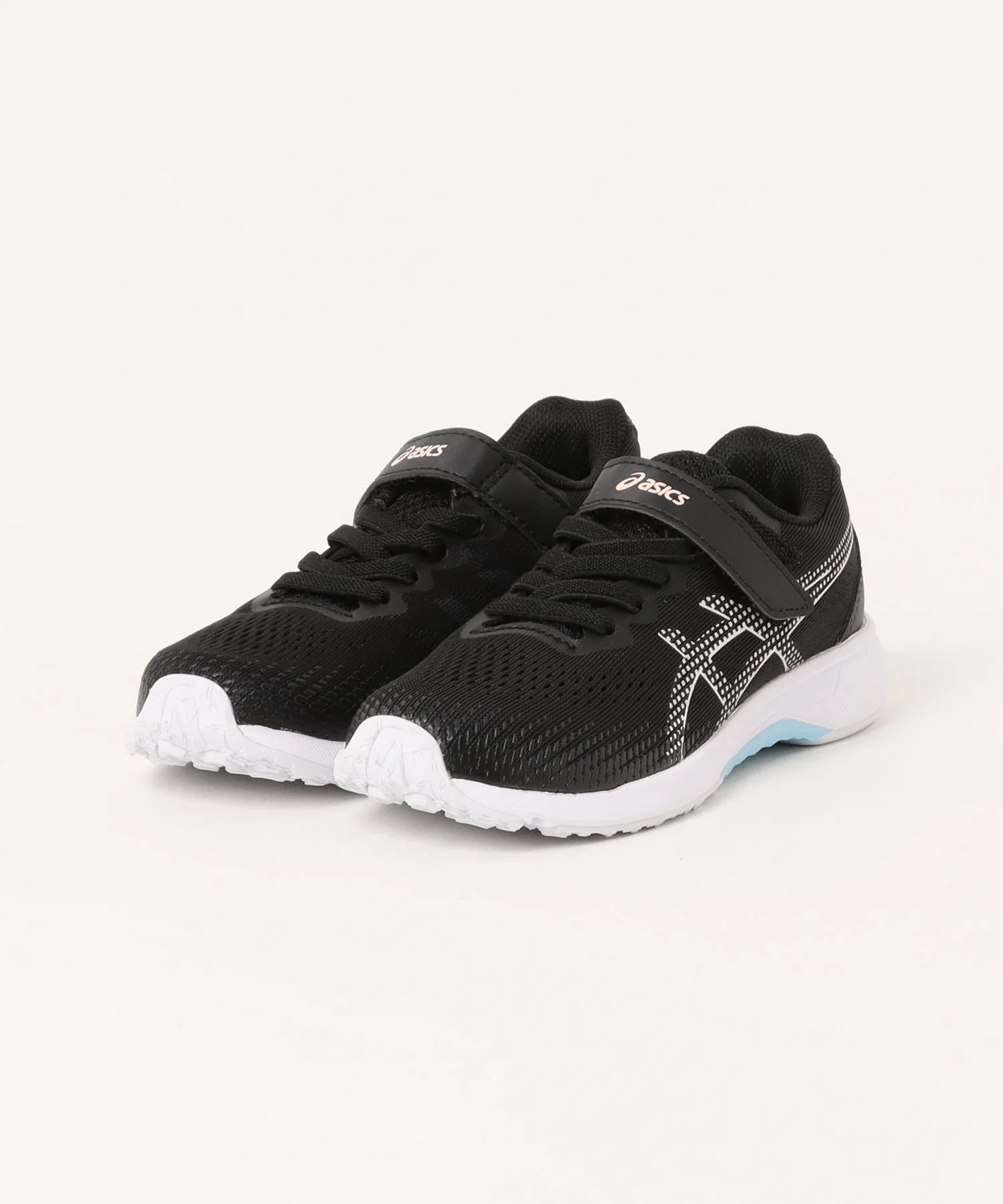Детские кроссовки ASICS LAZERBEAM RJ-MG-GW для бега чёрно-серые