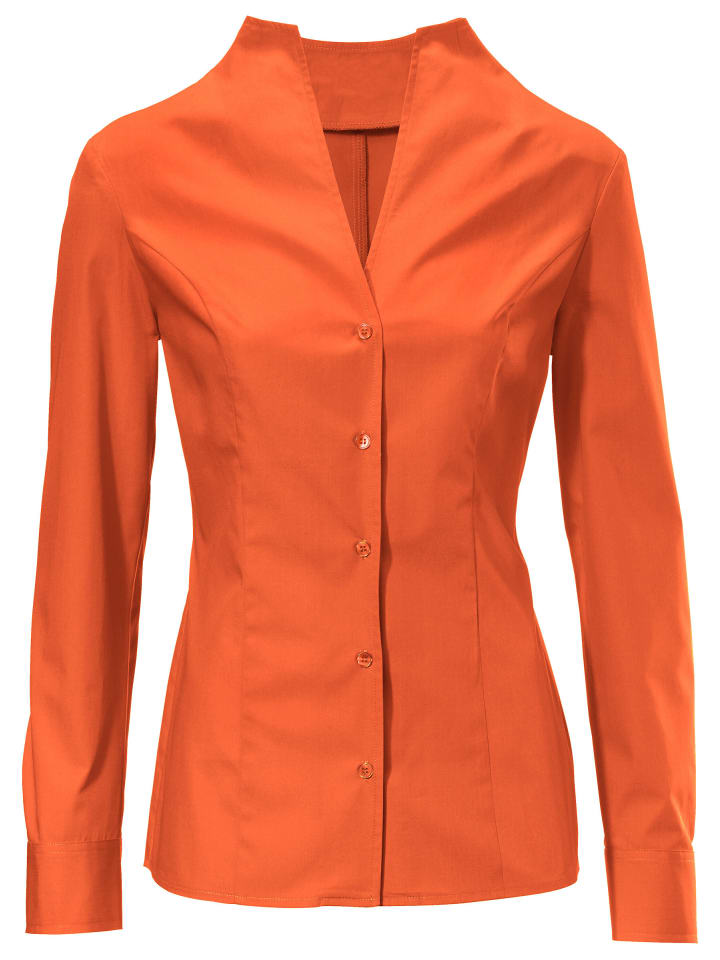 

оранжевая блузка-рубашка Heine