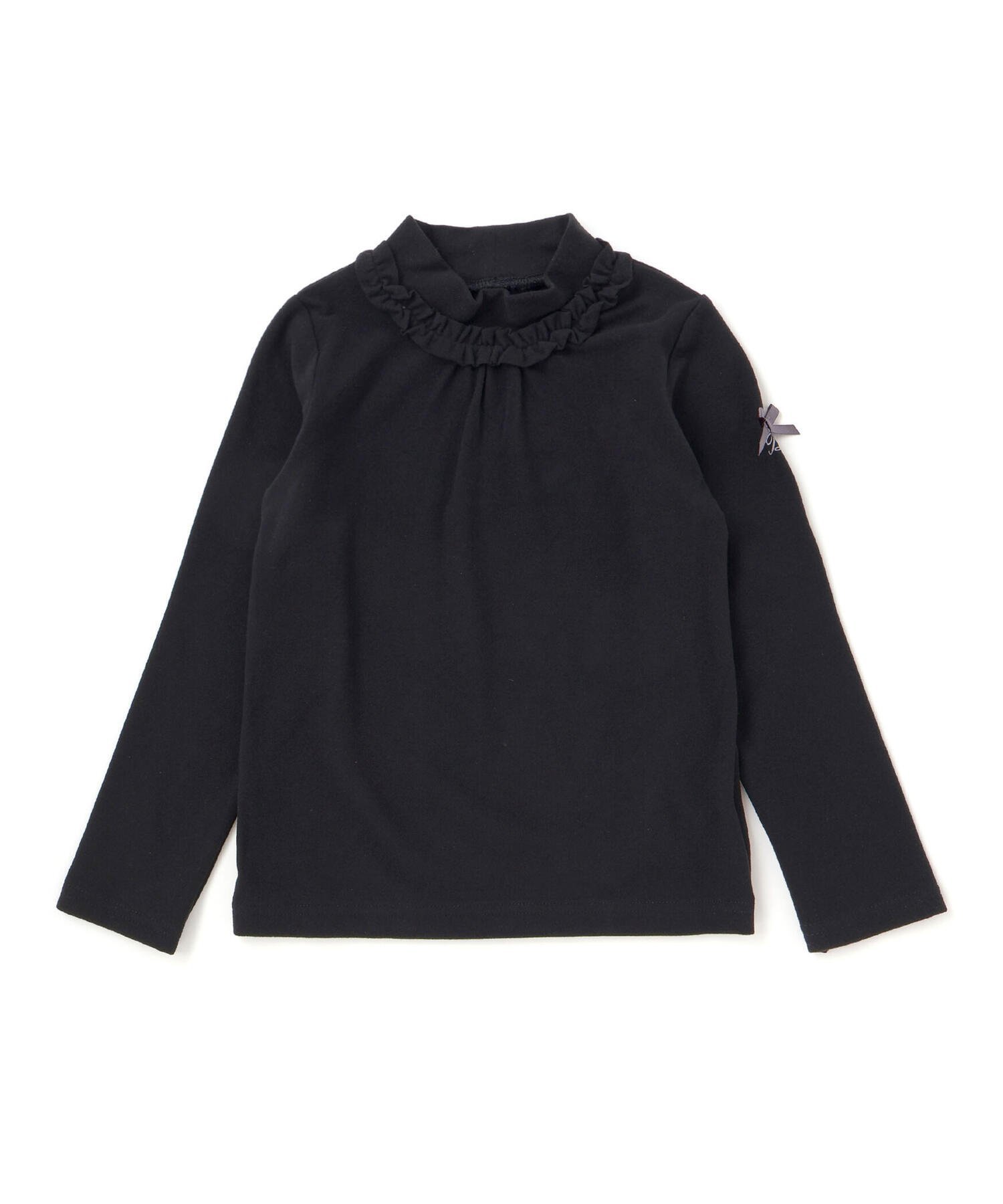 Замшевая футболка Mips с высоким воротником и оборками (80-150 см) BeBe, Black