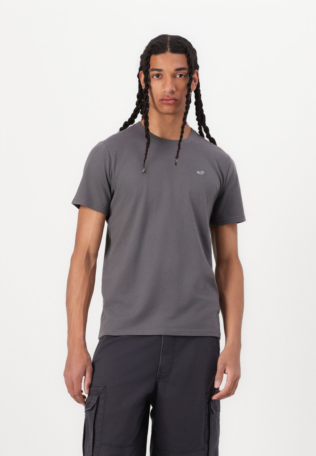 

Базовая футболка ICON CREW Hollister Co., темно-серый