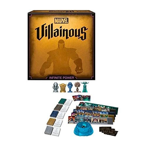 

Ravensburger - Marvel Villainous Infinity Power, испанская версия, легкая стратегия и семейная игра, 2-4 игрока, рекомендуемый возраст 12+