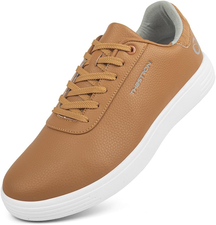 

Мужские гольф-кроссовки THESTRON, удобные, нескользящие, повседневные спортивные обувь для гольфа, легкие кроссовки для гольфа, желтый