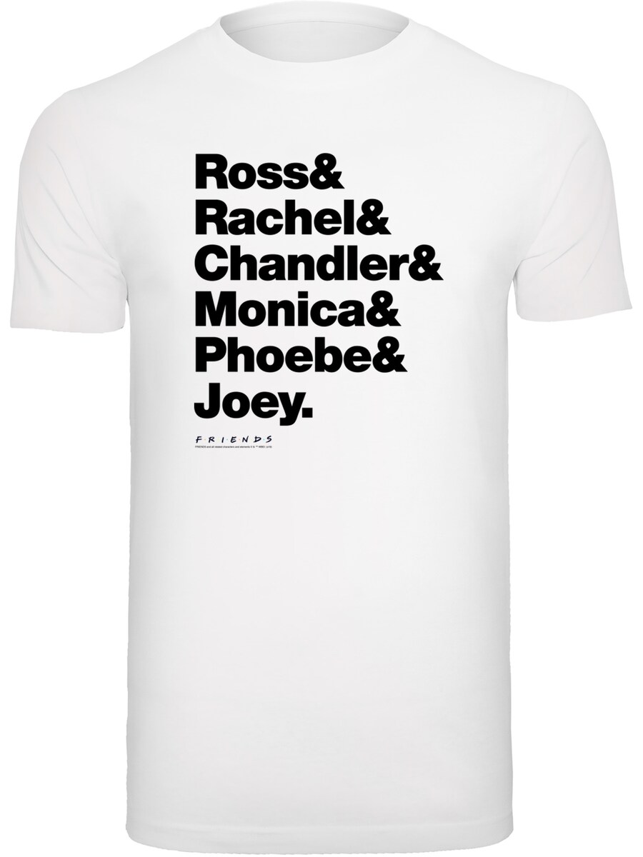 

Классическая футболка F4NT4STIC Shirt Friends Ross & Rachel & Chandler & Monica & Phoebe & Joey, белый