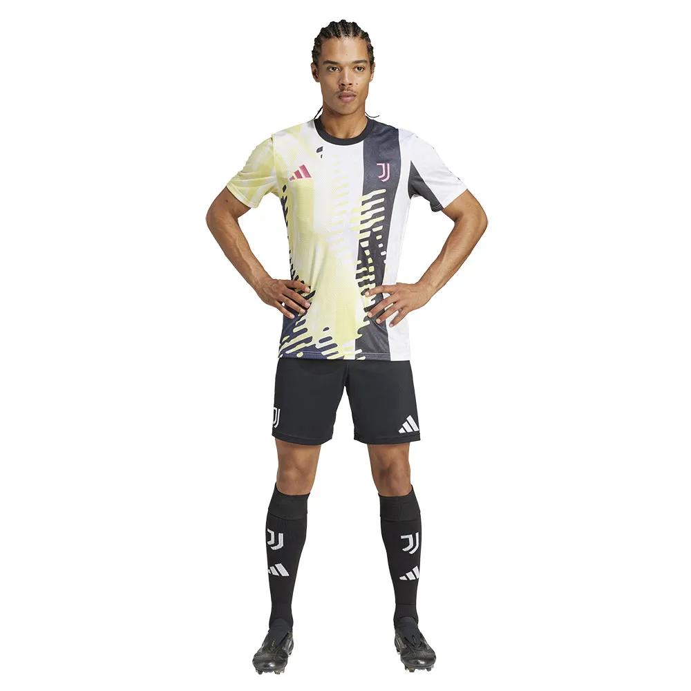 Футболка с коротким рукавом adidas Juventus 24/25 pre match, желтый — фото 3
