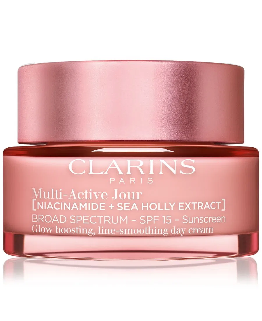 Сыворотка Clarins — Многофункциональный дневной увлажняющий с SPF 15 для сужения пор и придания сияния коже, 48 г