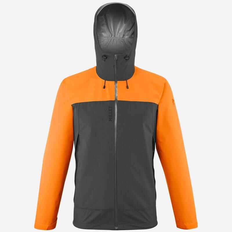 

Мужской походный дождевик Millet, цвет grau/orange