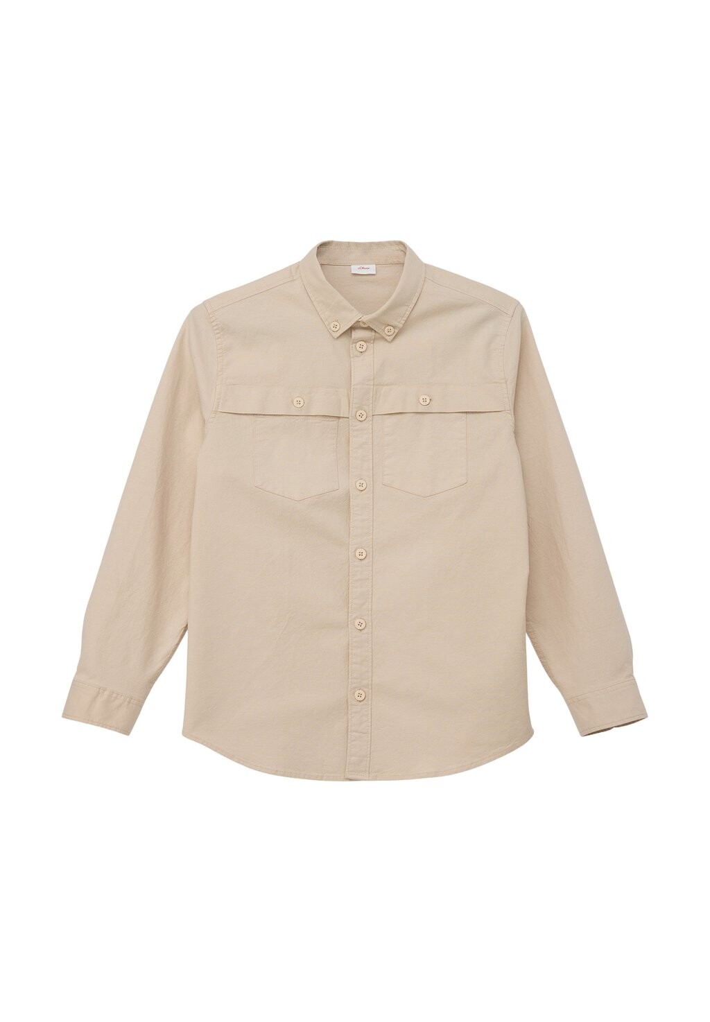 

Рубашка OXFORD MIT PATTENTASCHEN s.Oliver, цвет beige