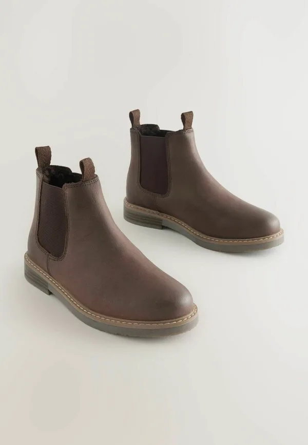 Классические ботильоны челси стандартного кроя Next, Chocolate Brown — фото 2
