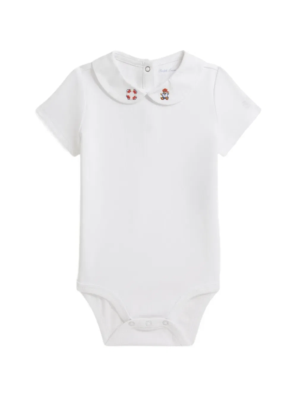 Боди с вышивкой Polo Bear Polo Ralph Lauren Kids, белый