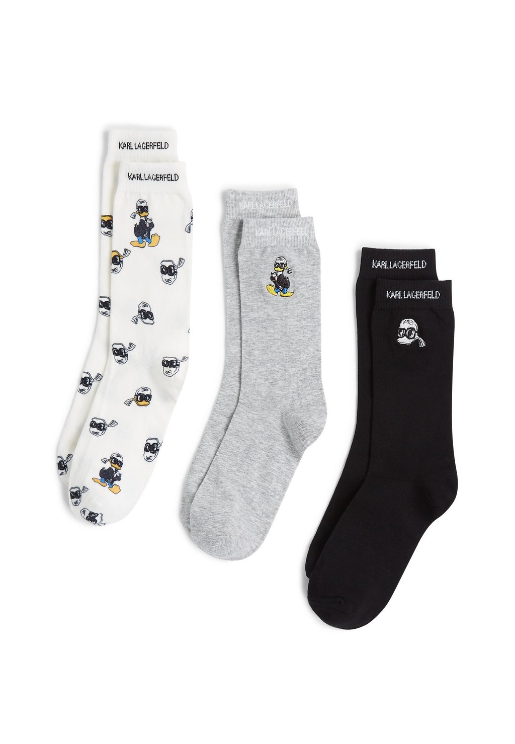 

Носки DISNEY (PACK OF 3) KARL LAGERFELD, серый