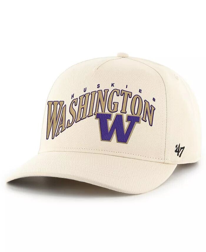 

Мужская кремовая шляпа Washington Huskies Classic с регулируемой застежкой '47 Brand, бежевый