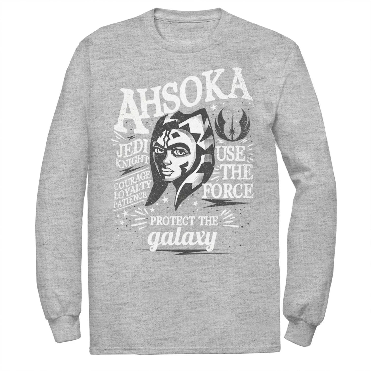 

Мужская футболка с коллажем «Звездные войны Асока» Star Wars
