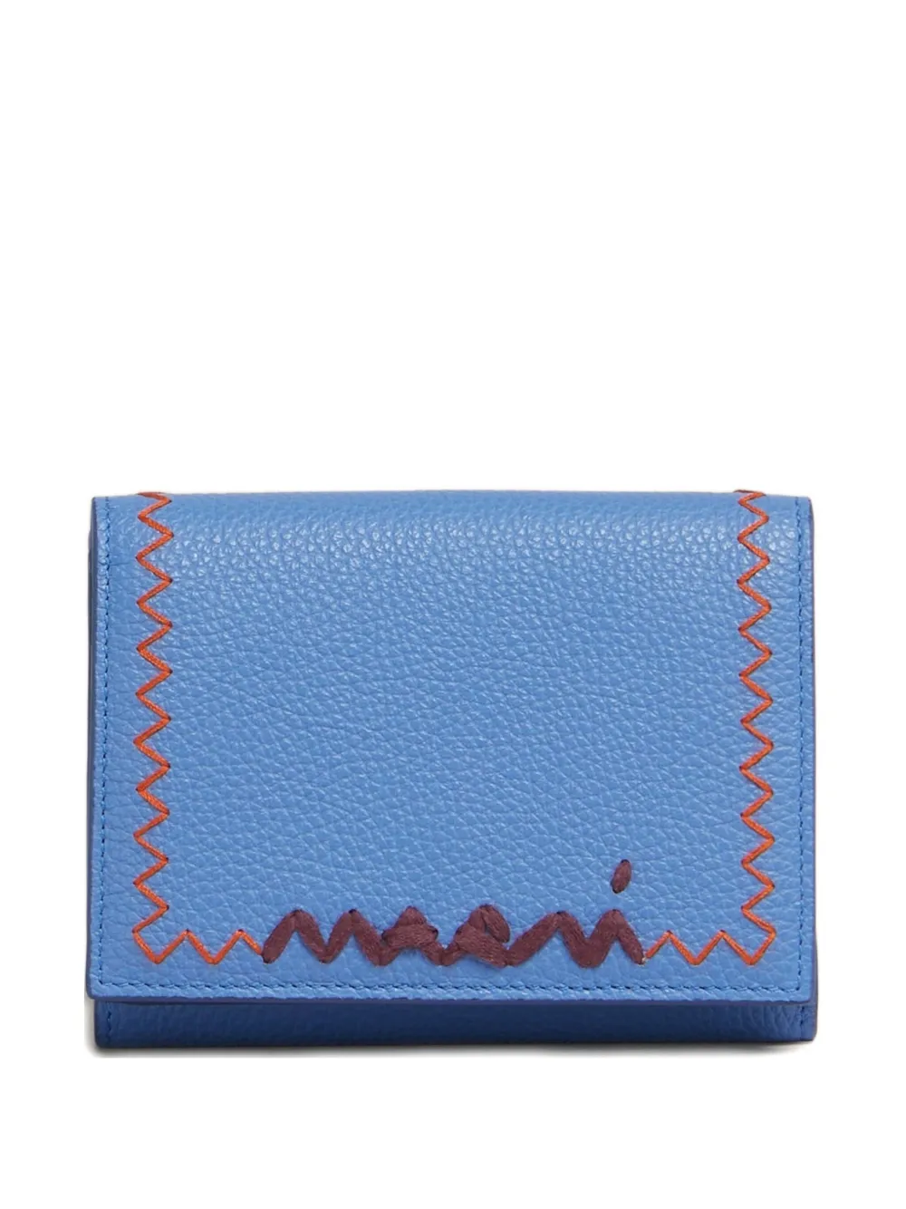 

Кошелек с декоративной строчкой Marni, синий