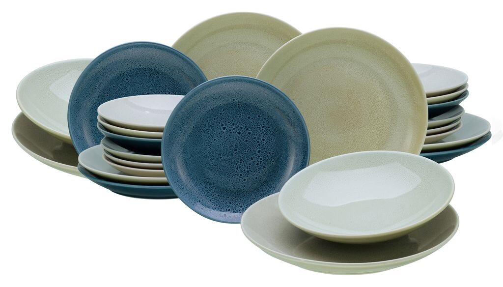 

CreaTable, 19787, Reactive Nordic, набор тарелок, 24 предмета, керамика, мультиколор