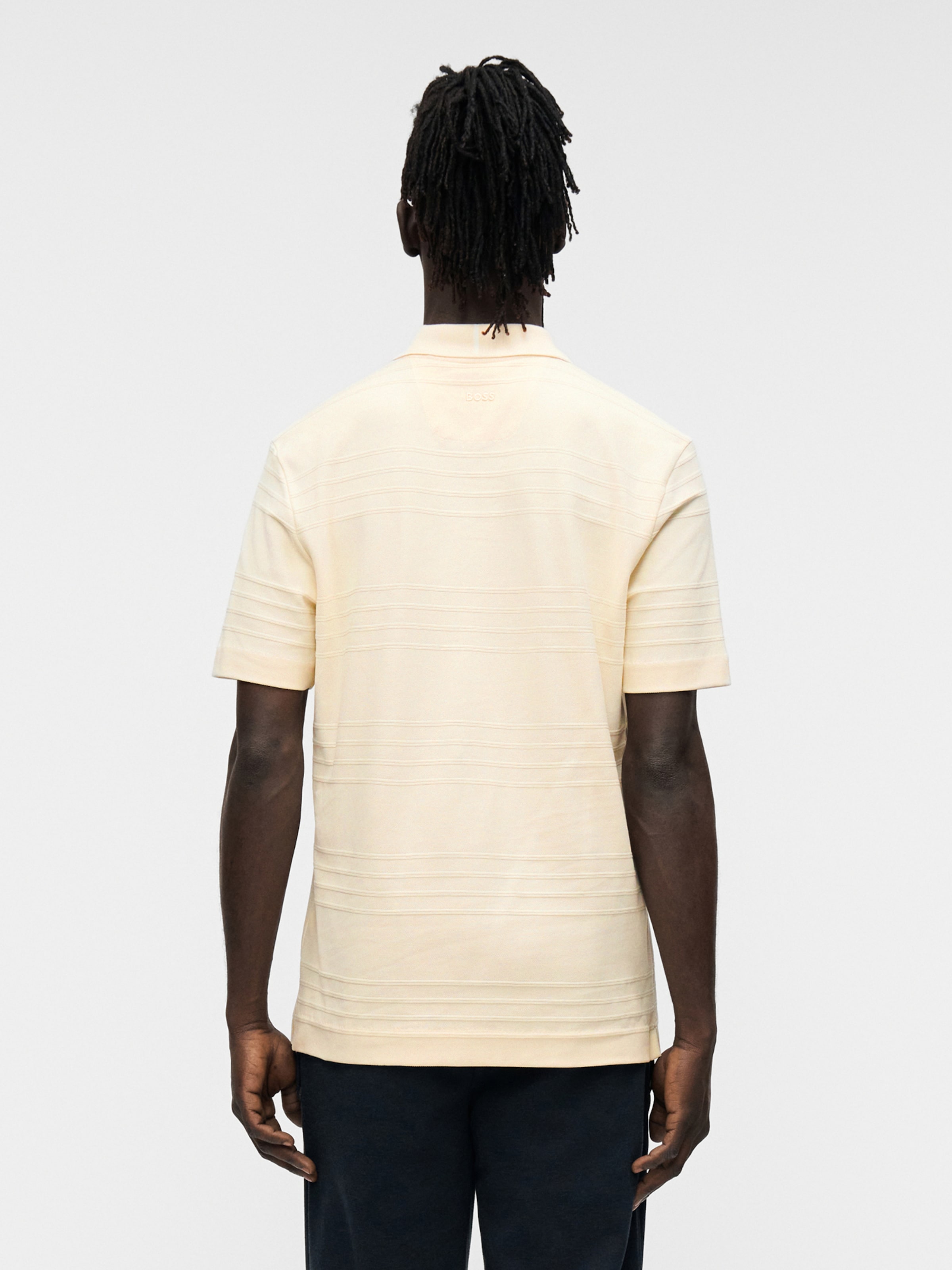 BOSS Футболка 'C-Parris 242' в цвете Off White — фото 3