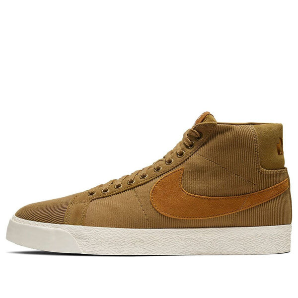 

Кроссовки oski x blazer mid sb Nike, коричневый